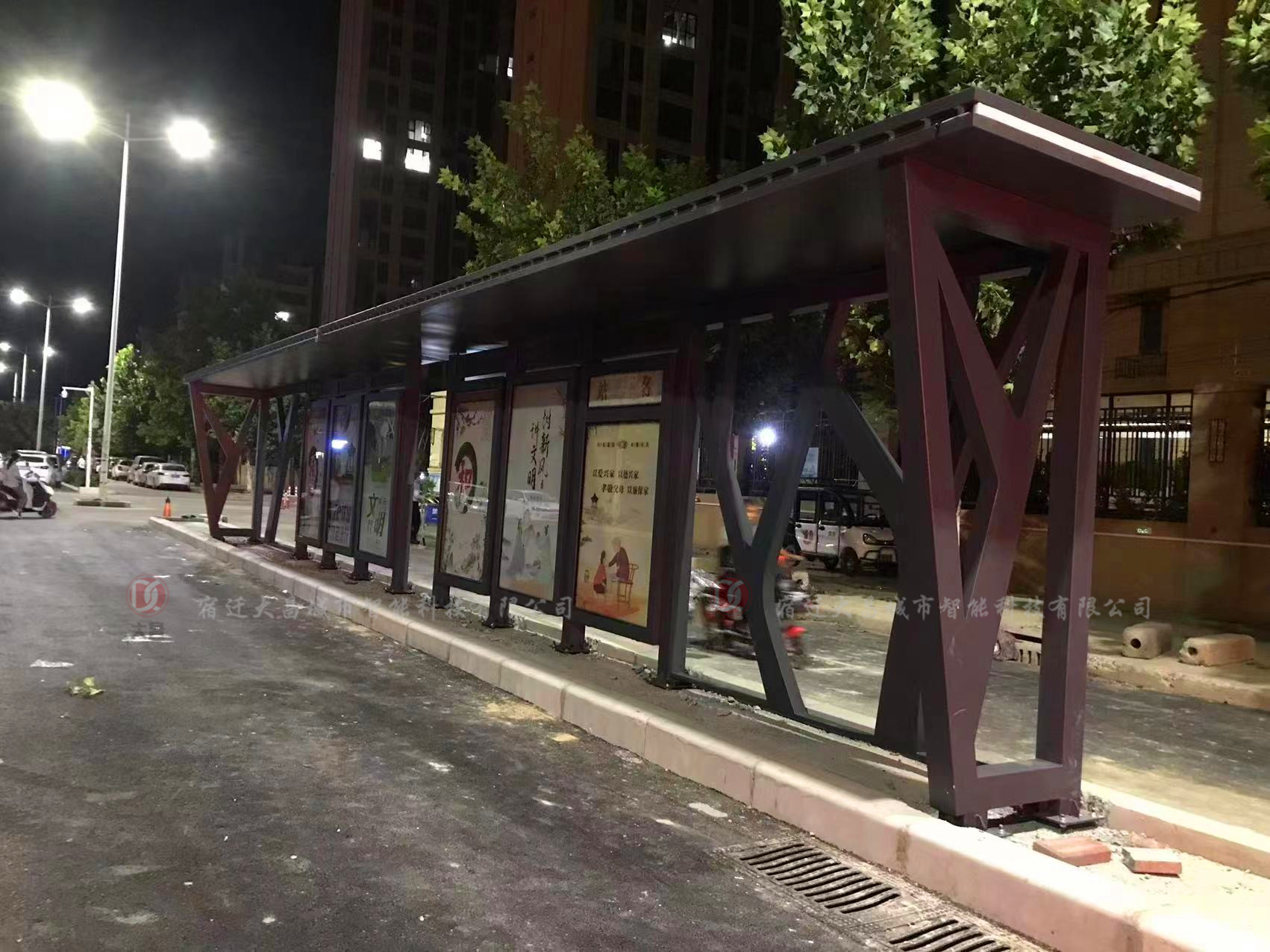 河南新鄉候車亭發貨安裝 進一步改善城市交通環境